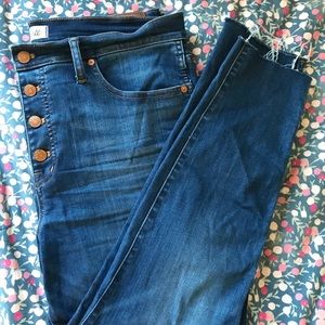 Madewell 10” High Rise Skinny Crop